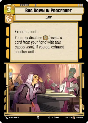 Star Wars Unlimited Secrets of Power Card 234
