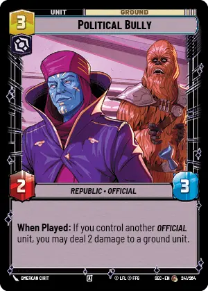 Star Wars Unlimited Secrets of Power Card 241