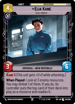 Star Wars Unlimited Secrets of Power Card 242