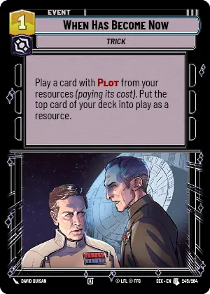 Star Wars Unlimited Secrets of Power Card 245