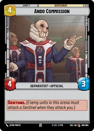Star Wars Unlimited Secrets of Power Card 262