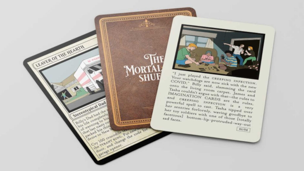 Three cards from Ice Cream Man Mortal Coil Shuffle