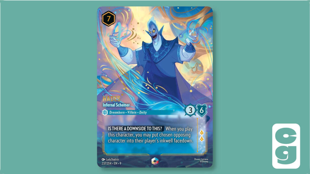 Hades Enchanted card from Lorcana set, Fabled