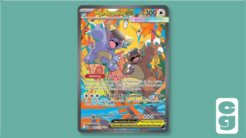 Mega Evolution Mega Kangaskhan ex card 182/132