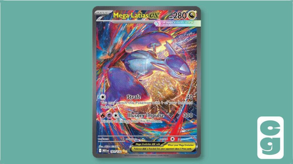 Mega Evolution Mega Latias ex card 181/132