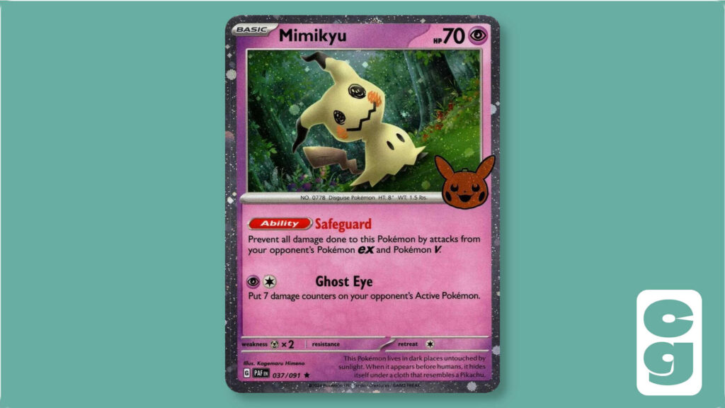 Mimikyu Trick or Trade Pokémon Card