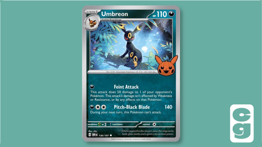 Umbreon Trick or Trade Pokémon Card