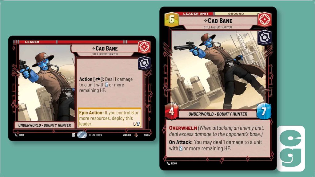 Cad Bane Still Faster Than You standard card