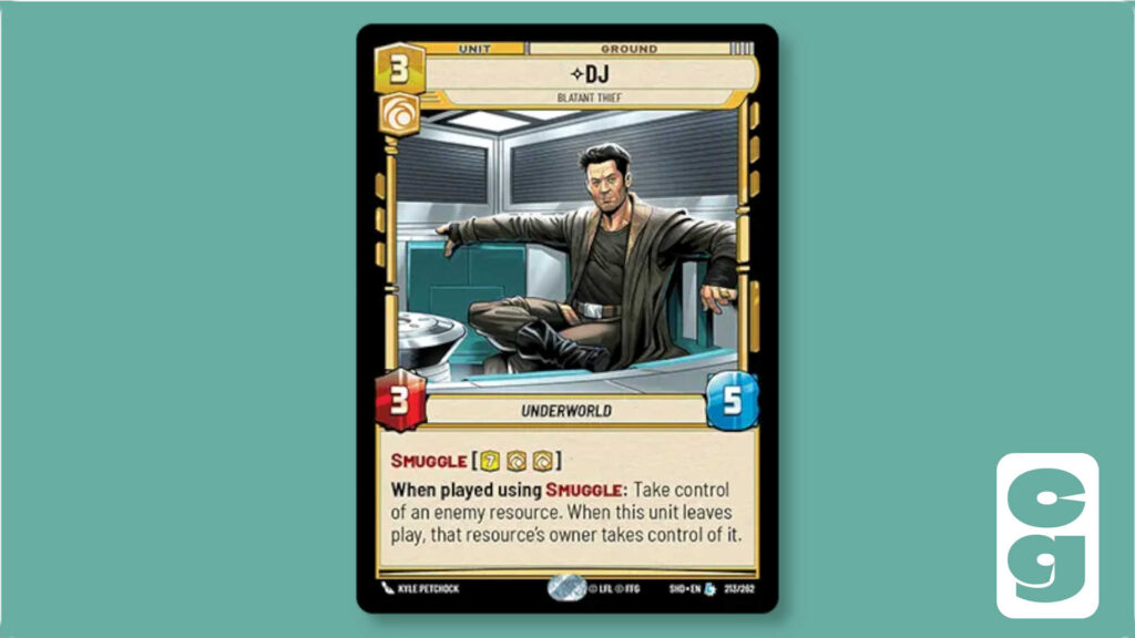 DJ card from Shadows of the Galaxy