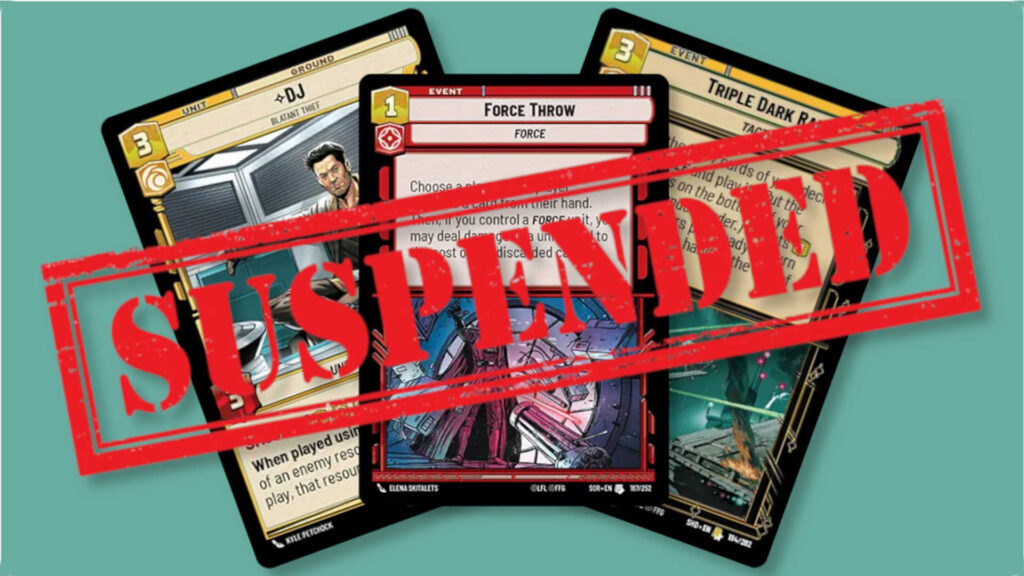 Star Wars Unlimited Suspended Card List