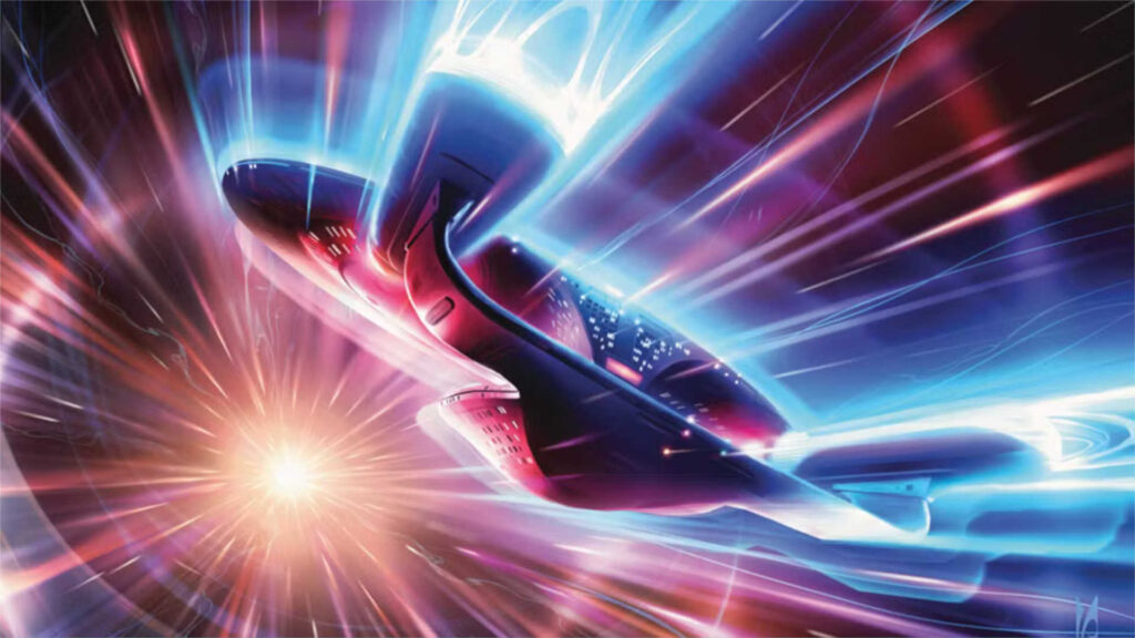 MTG Star Trek Key Art - Warp Speed