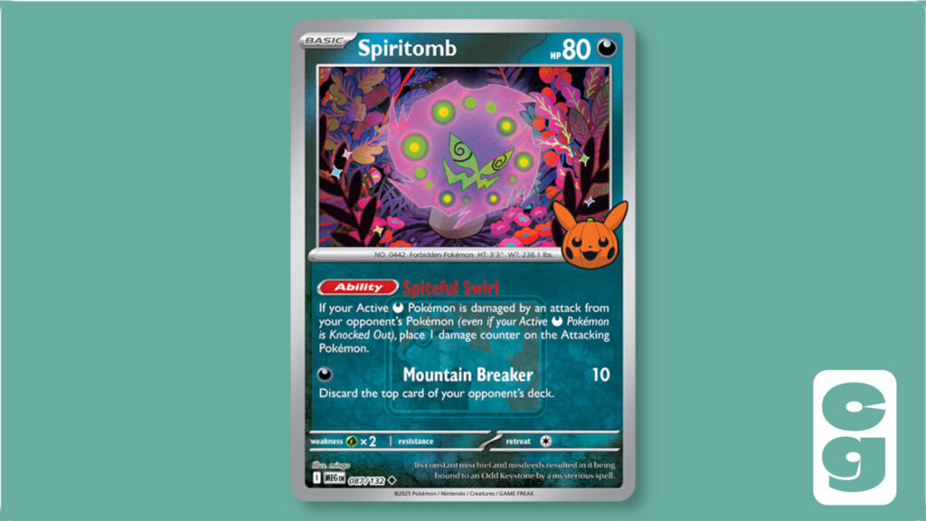 Spiritomb Halloween Promo Card 2025