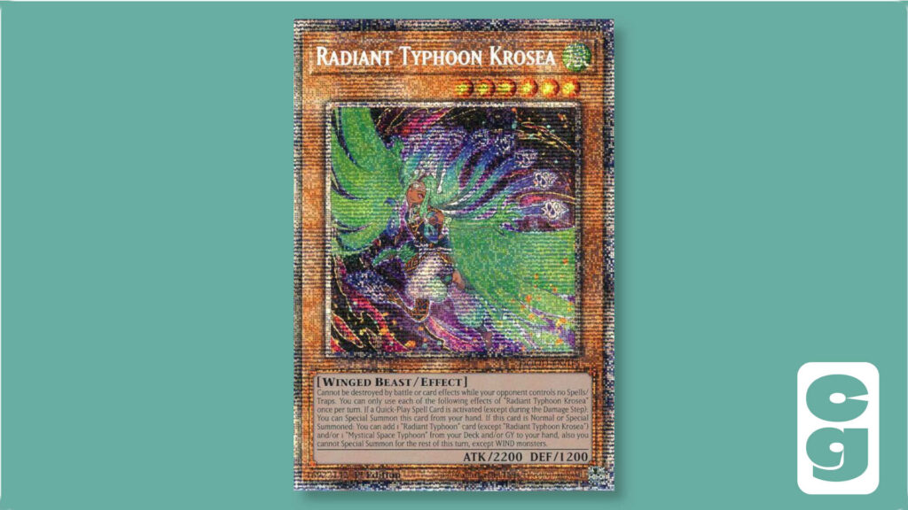 Radiant Typhoon Krosea Yu-Gi-Oh card