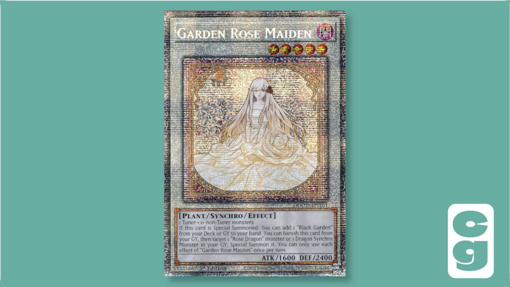 Garden Rose Maiden Starlight Rare Yu-Gi-Oh card