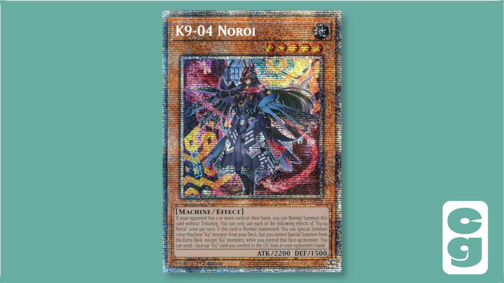 K9-04 Noroi Starlight Rare Yu-Gi-Oh card