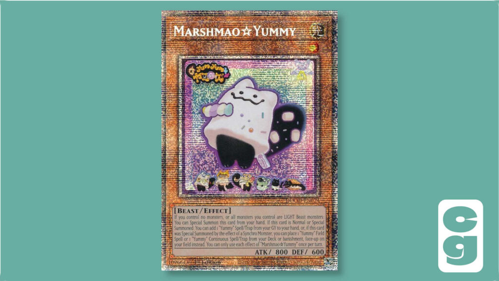 MarshmaoYummy Starlight Rare Yu-Gi-Oh card