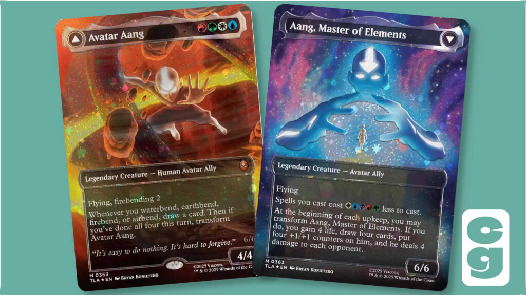 Aang Raised Foil card