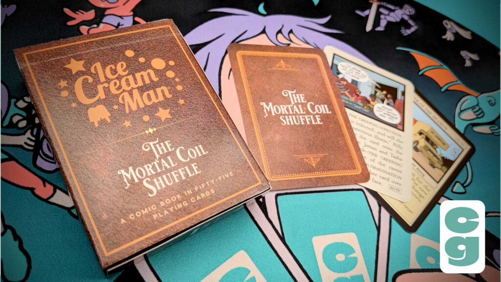 Ice Cream Man: The Mortal Coil Shuffle deck box and cards