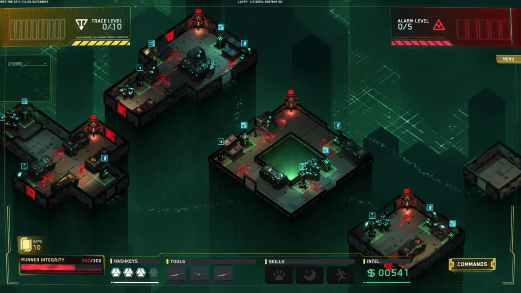 Exploration via map in Into the Grid