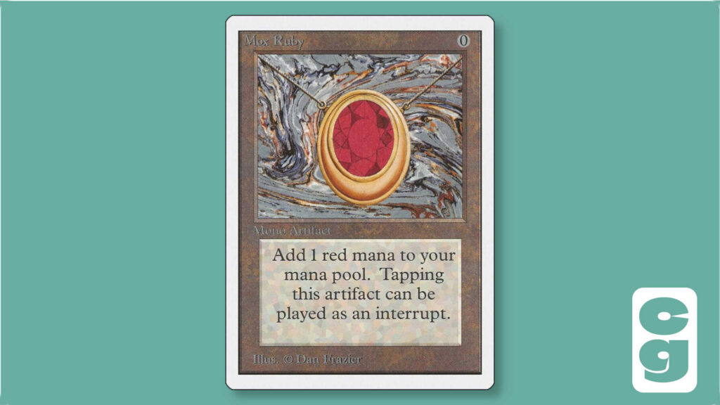 MTG Mox Ruby card