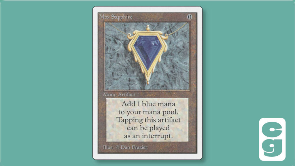 MTG Mox Sapphire card