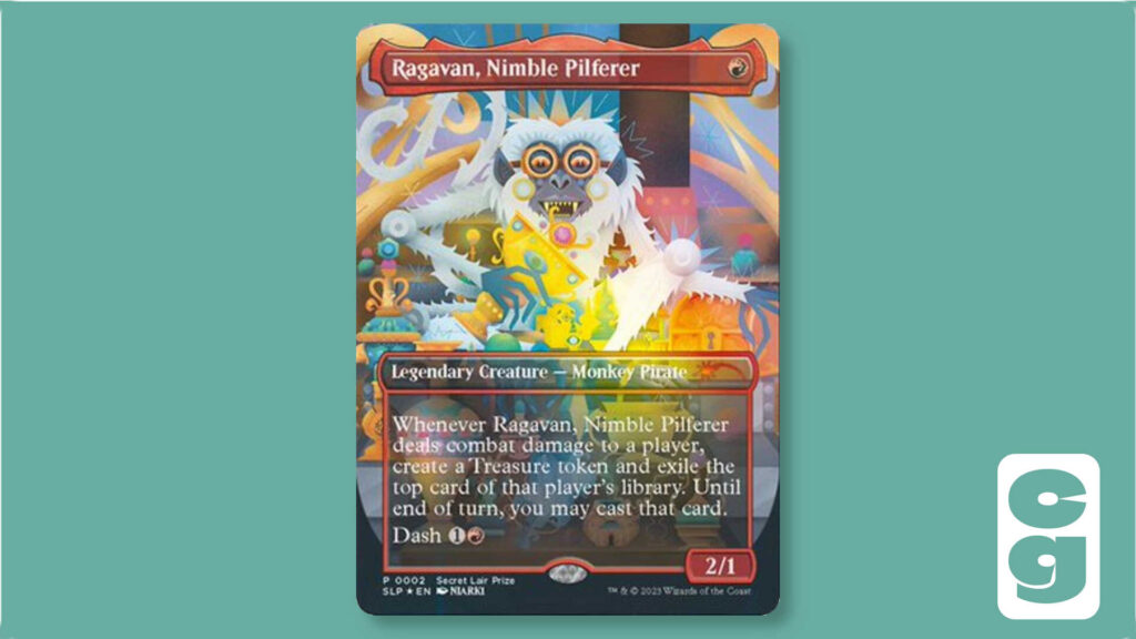 MTG Ragavan prize promo card