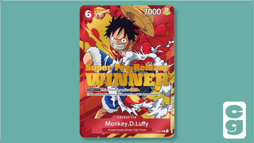 Super Pre-Release Winner Card Luffy