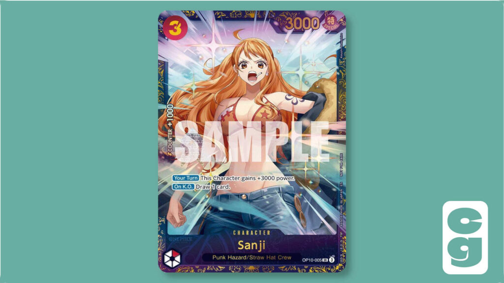 Treasure Cup Sanji card