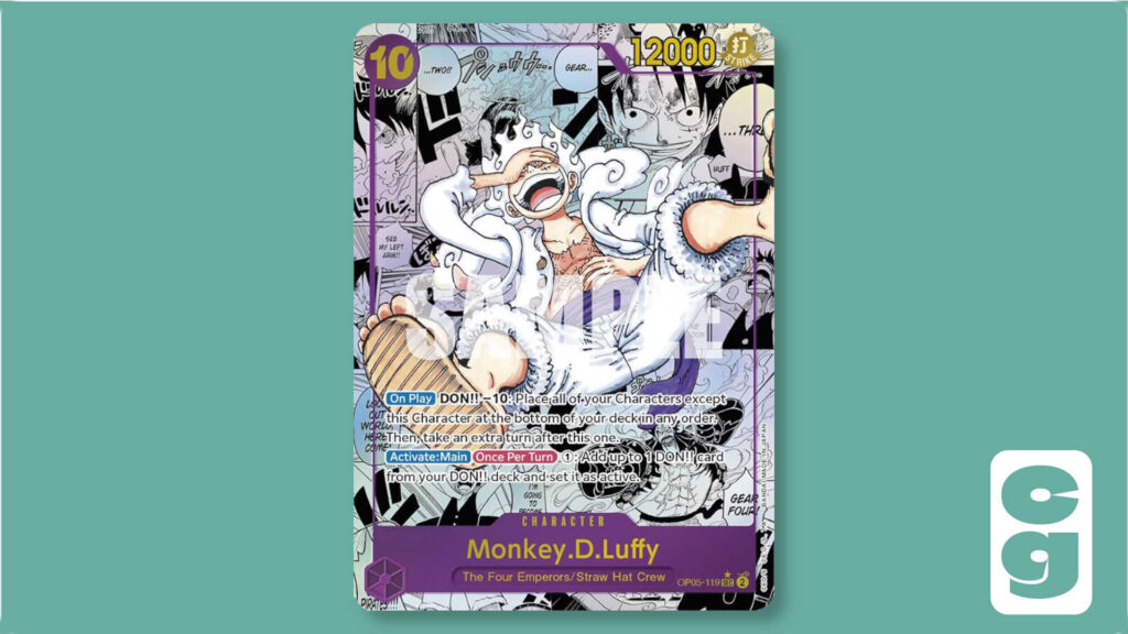 Luffy Alt Art manga card