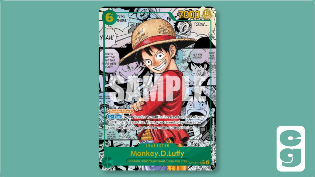 OP13 Luffy Manga card