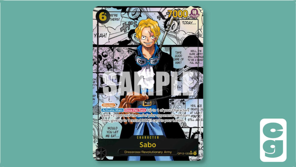 Sabo Manga card