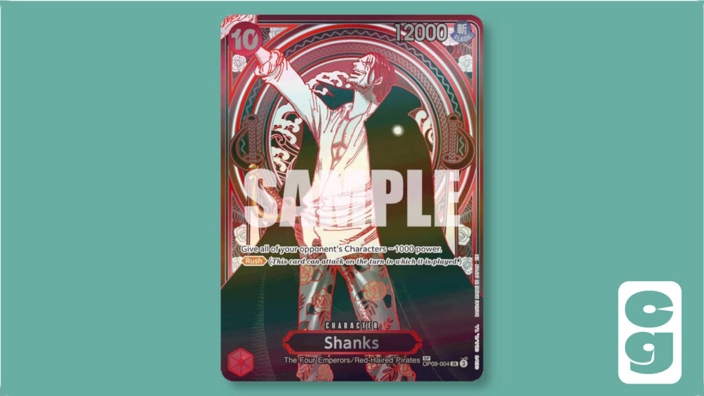 Shanks Silver card One Piece