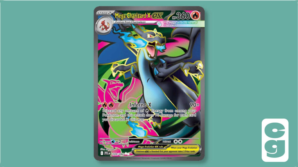 Mega Charizard X ex card - 109/094 