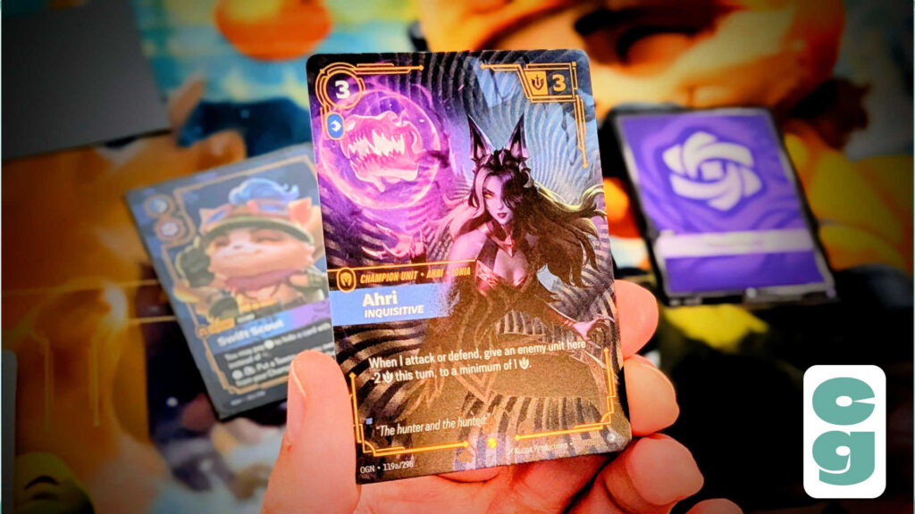 Riftbound alt art Ahri Champion Unit