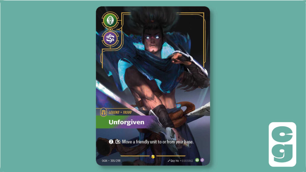 Yasuo Unforgiven Showcase card