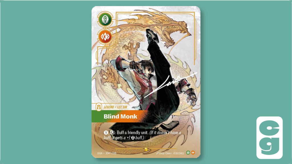 Lee Sin Blind Monk Signature Card