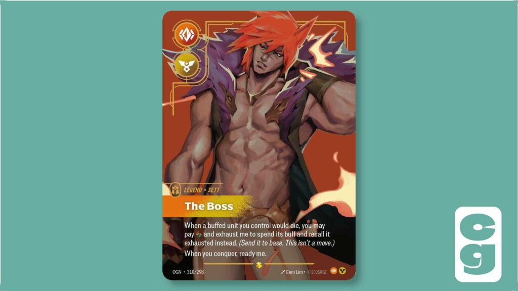 Sett The Boss Showcase card