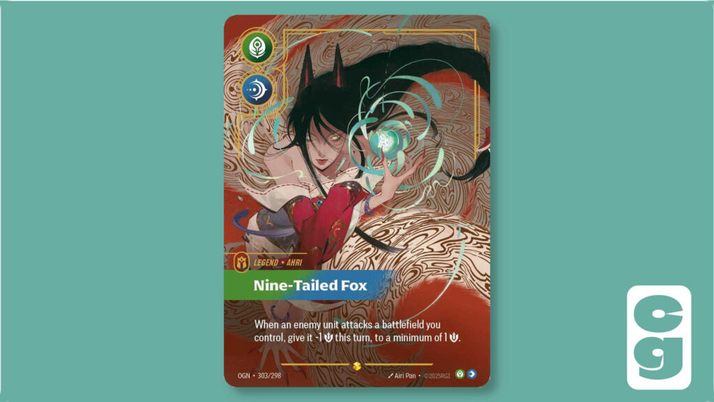 Ahri Nine Tailed Fox Showcase card