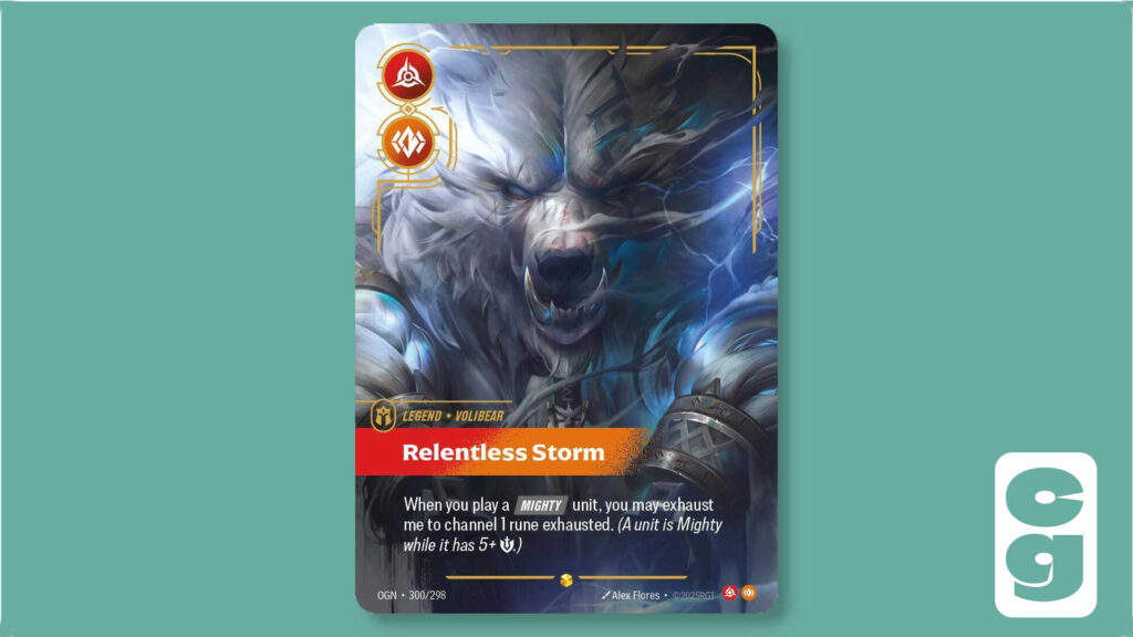 Volibear Relentless Storm Showcase card