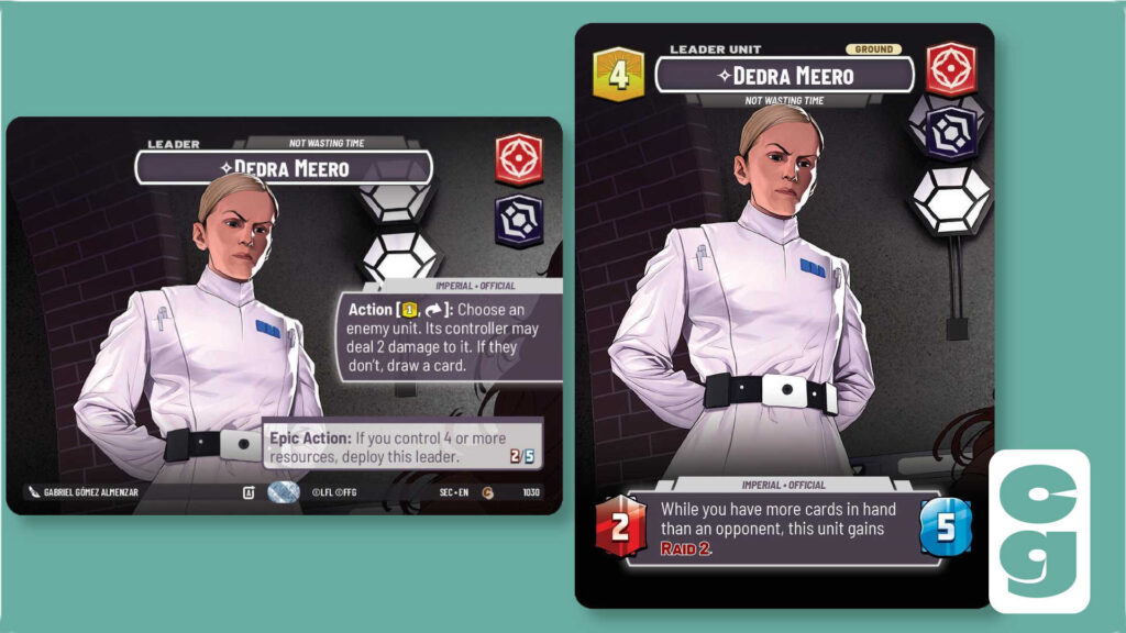 SWU Secrets of Power Dedra Showcase Card
