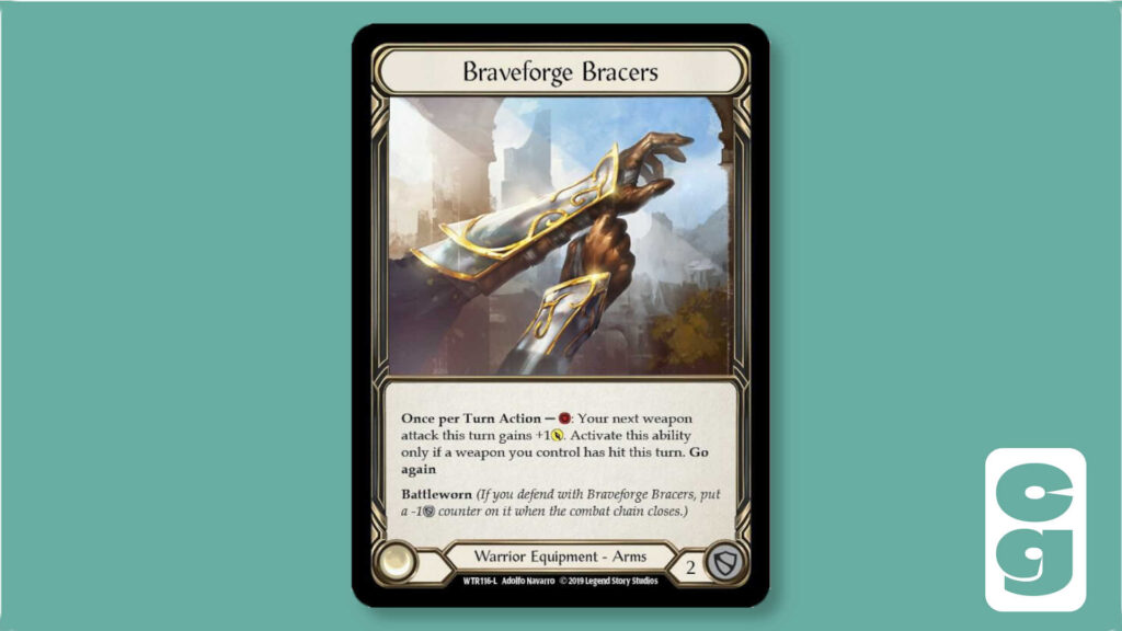FAB Braveforge Bracers card
