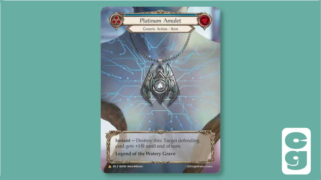 FAB Platinum Amulet card