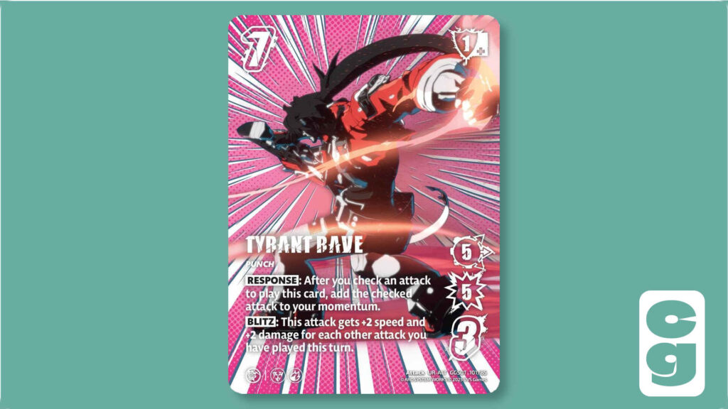 Tyrant Rave UniVersus Card