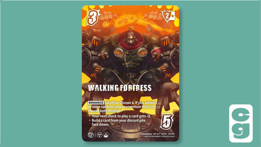 Walking Fortress UniVersus card