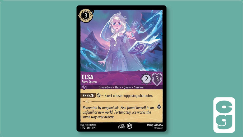 Elsa Snow Queen D23 Lorcana card