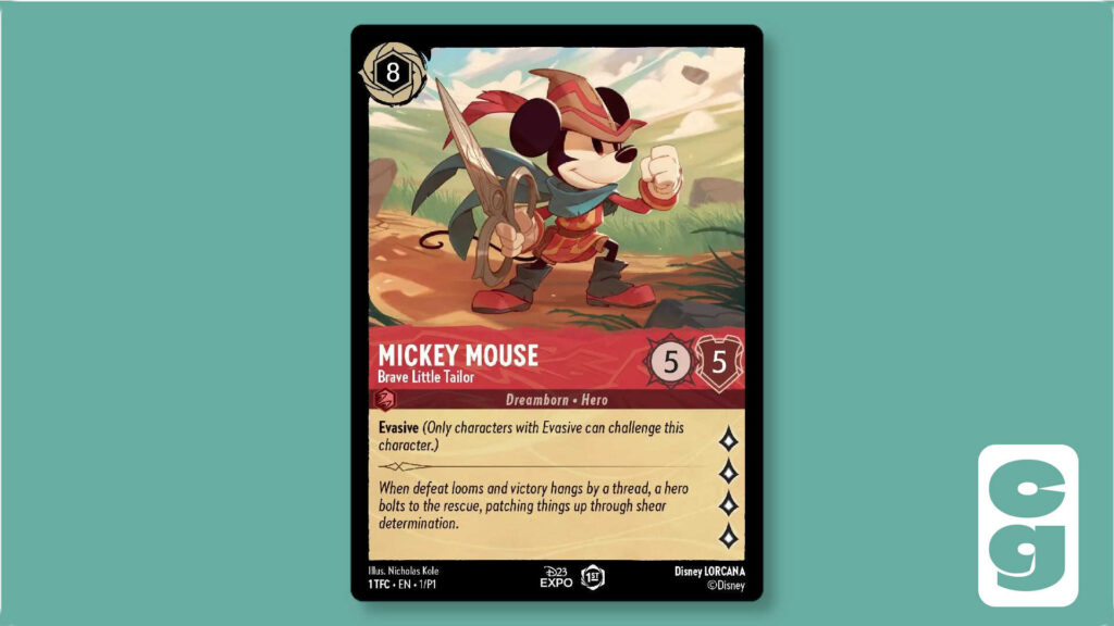 Mickey Mouse D23 Promo Lorcana card