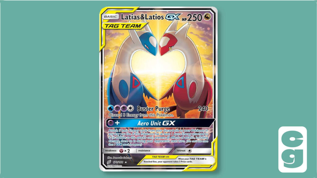 Latias and Latios GX Pokémon card