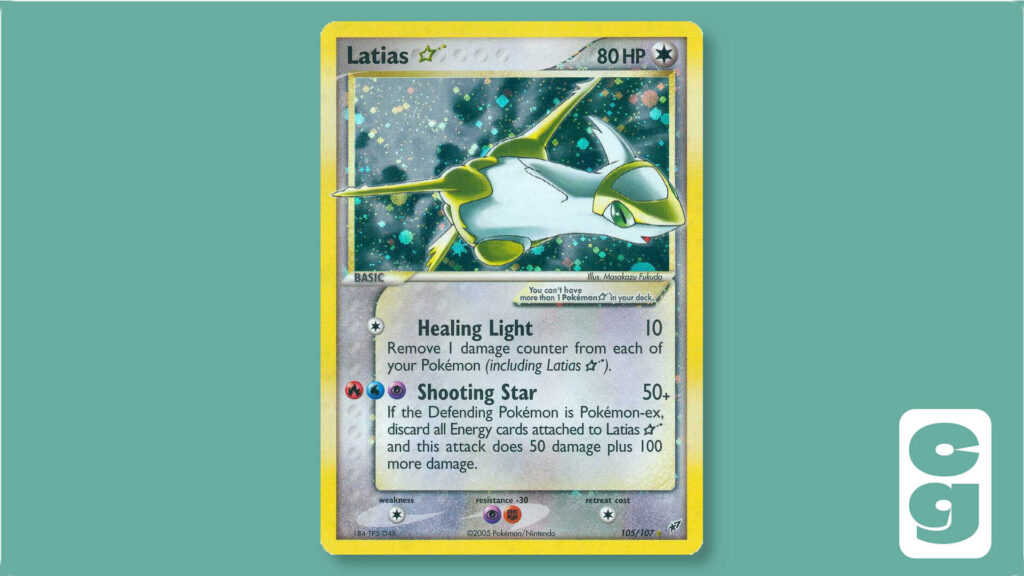 Latias Star Pokémon card
