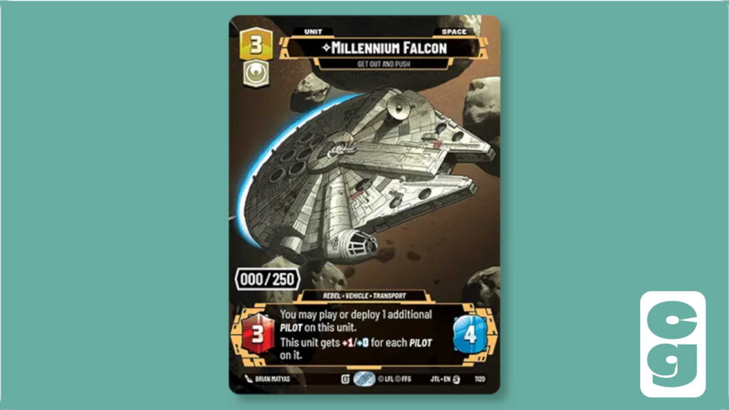 Millennium Falcon Serialized