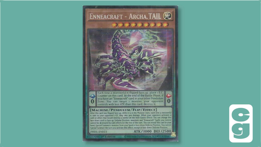 Enneacraft Archa Tail Yu-Gi-Oh card